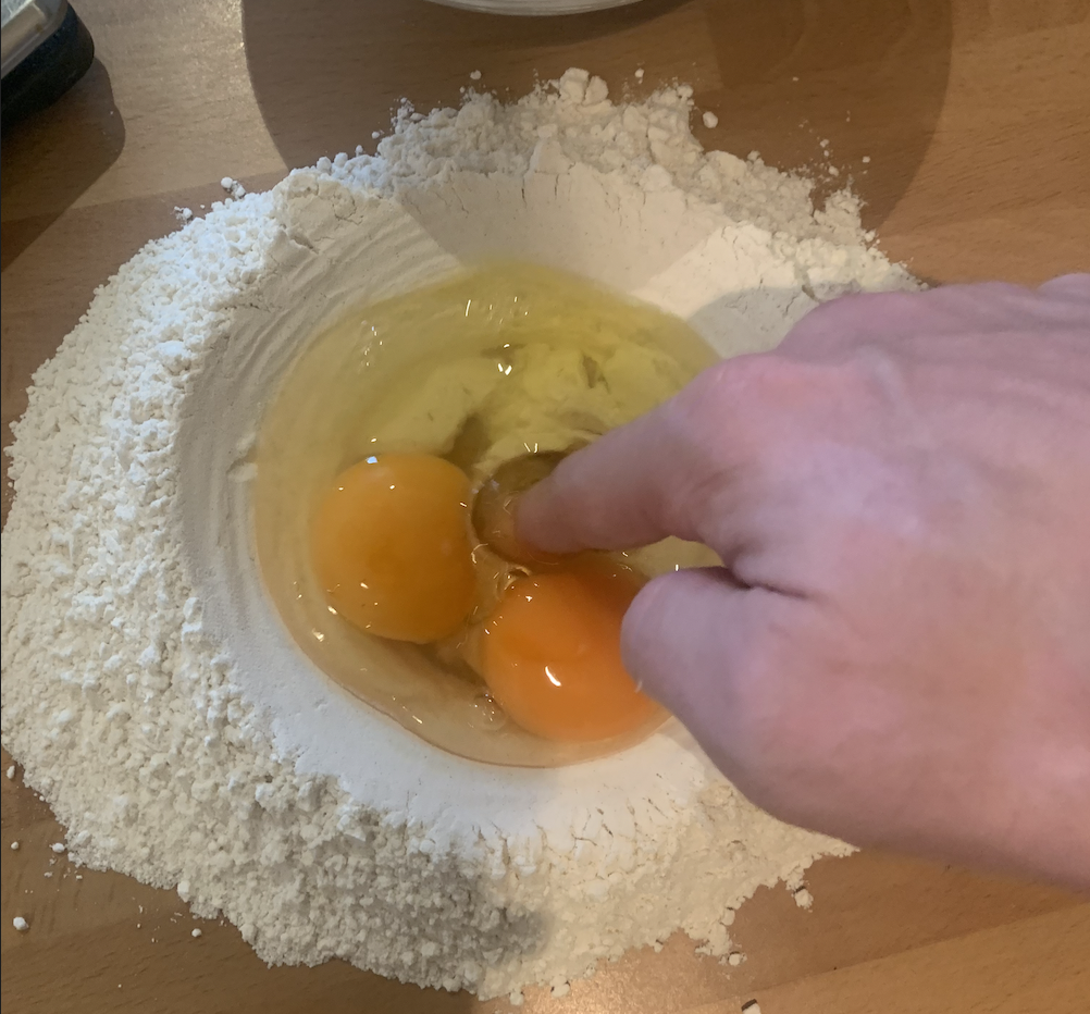 Mix flour